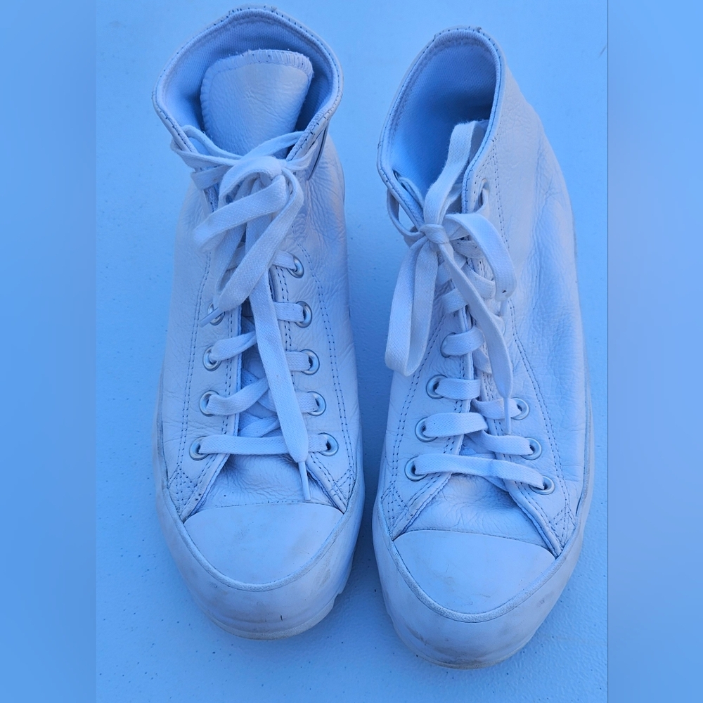 White High-Top Sneakers